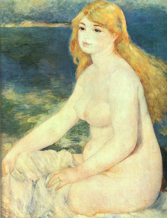 Pierre Renoir Blond Bather china oil painting image